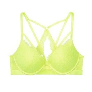 Victoria’s Secret • Very Sexy Strappy Front-Clasp Lace Push-Up Bra • Size 30C
